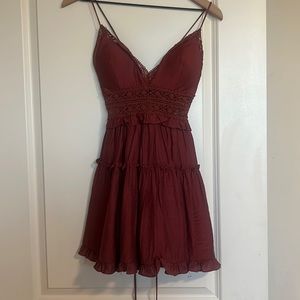 Selfie Leslie Dress “Dessert Rose” Mini Dress